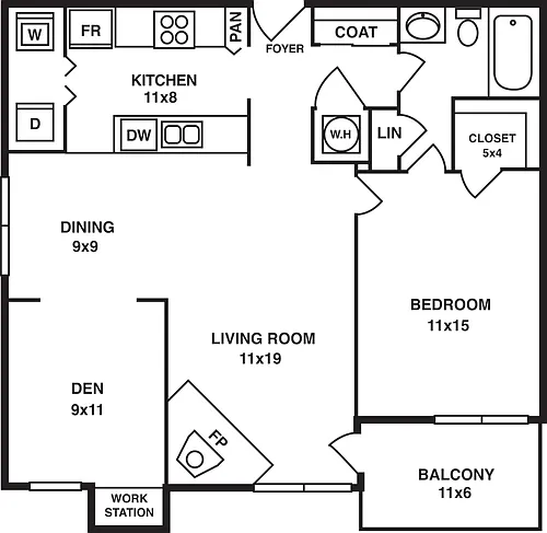 Floor plan Monarch