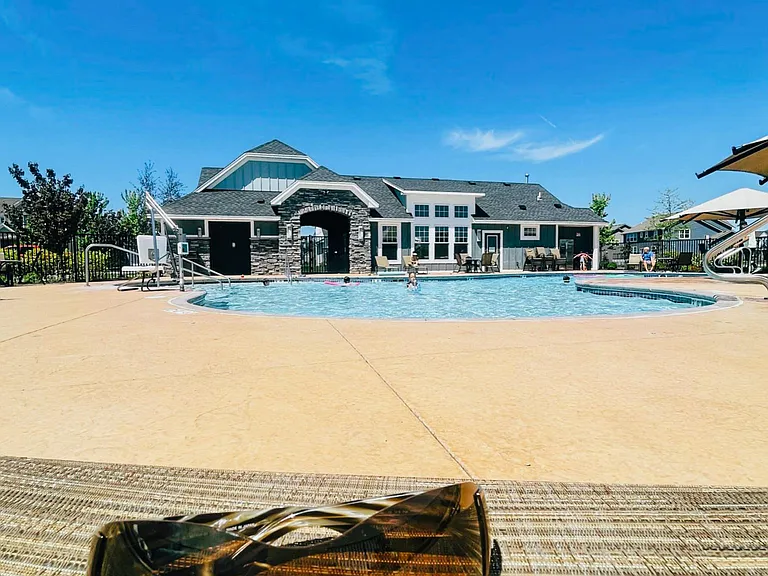 Wonderful community pool to relax by in the warmer months.