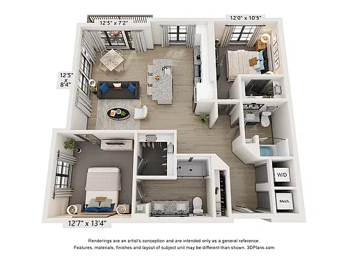 Floor plan B3