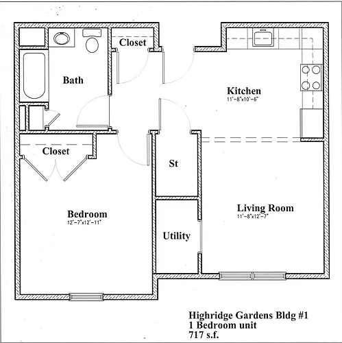 Floor plan Workforce Unit