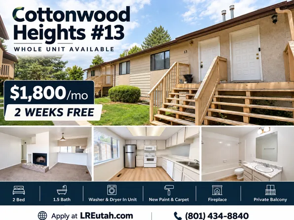 7265 S 1950 E APT 13, Cottonwood Heights, UT 84121