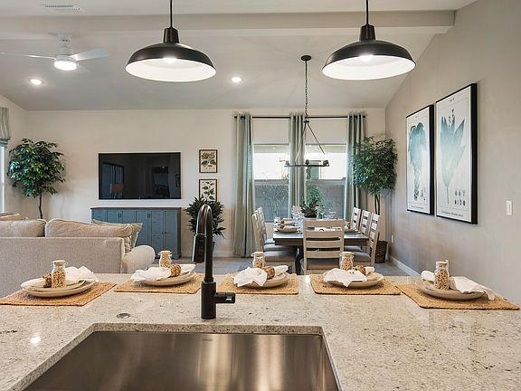 Matte black hardware in kitchen