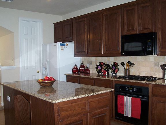 Kitchen with granite counters
