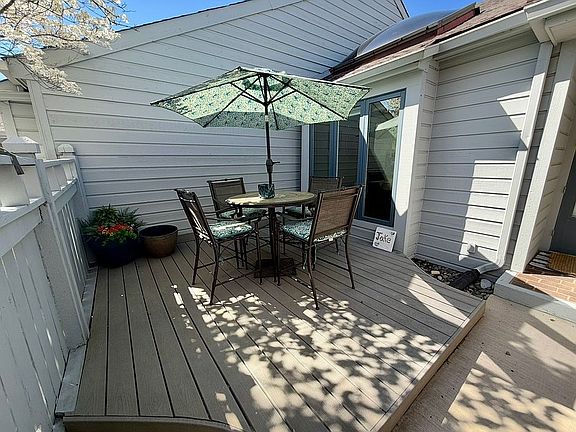 Trex decking, new concrete