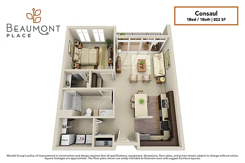 Floor plan Consaul