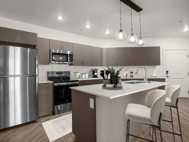 Virtually Staged Kitchen
