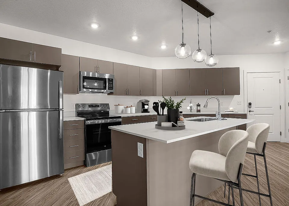 Virtually Staged Kitchen