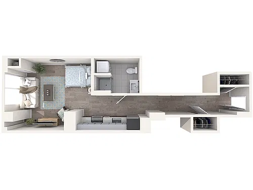 Floor plan Watermark B1-S22
