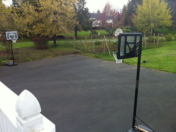 paved area to park or play