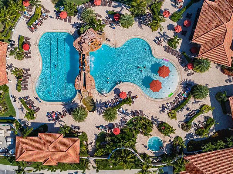 Main Pool Area - Lagoon style with waterfall and pool side cafe!