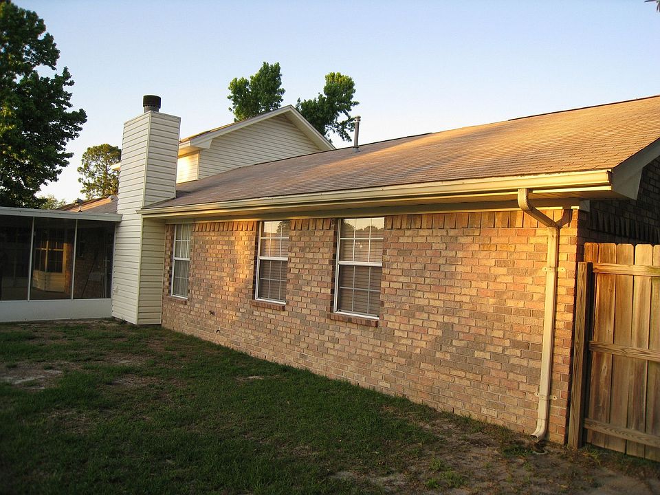 The back of the house