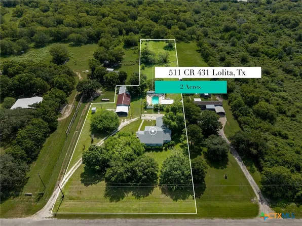 511 County Road 431, Lolita, TX 77971