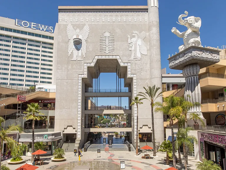 Check out the Landmark district and the Hollywood and Highland mall.