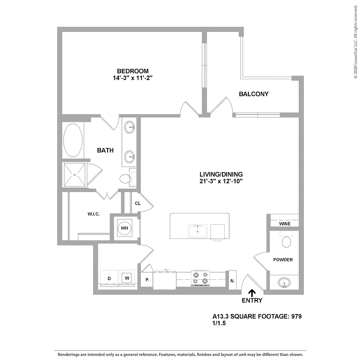 Floor plan A15