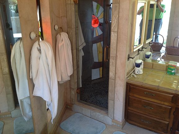 Entry into Steam Shower