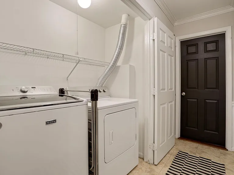 First floor washer and dryer