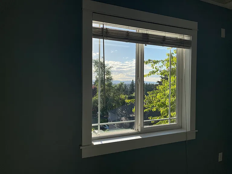 Studio window view - the sunsets from this window are incredible