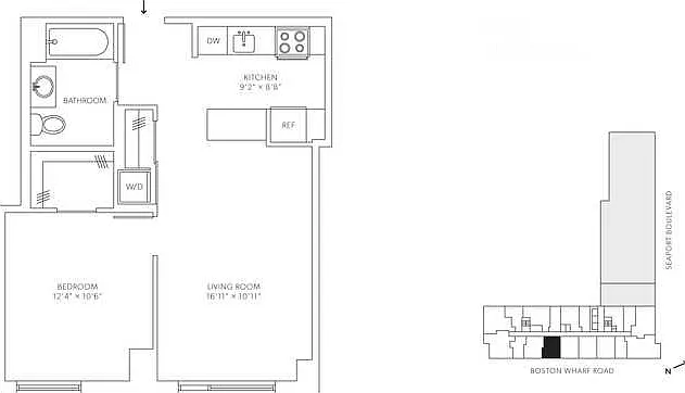 1 bed, $3,554 — Photo 1