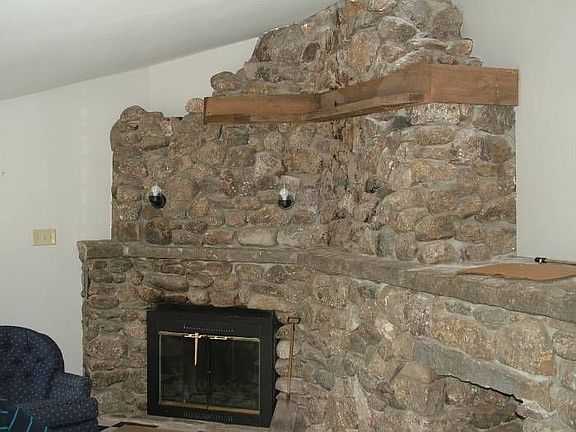 Fieldstone Fireplace