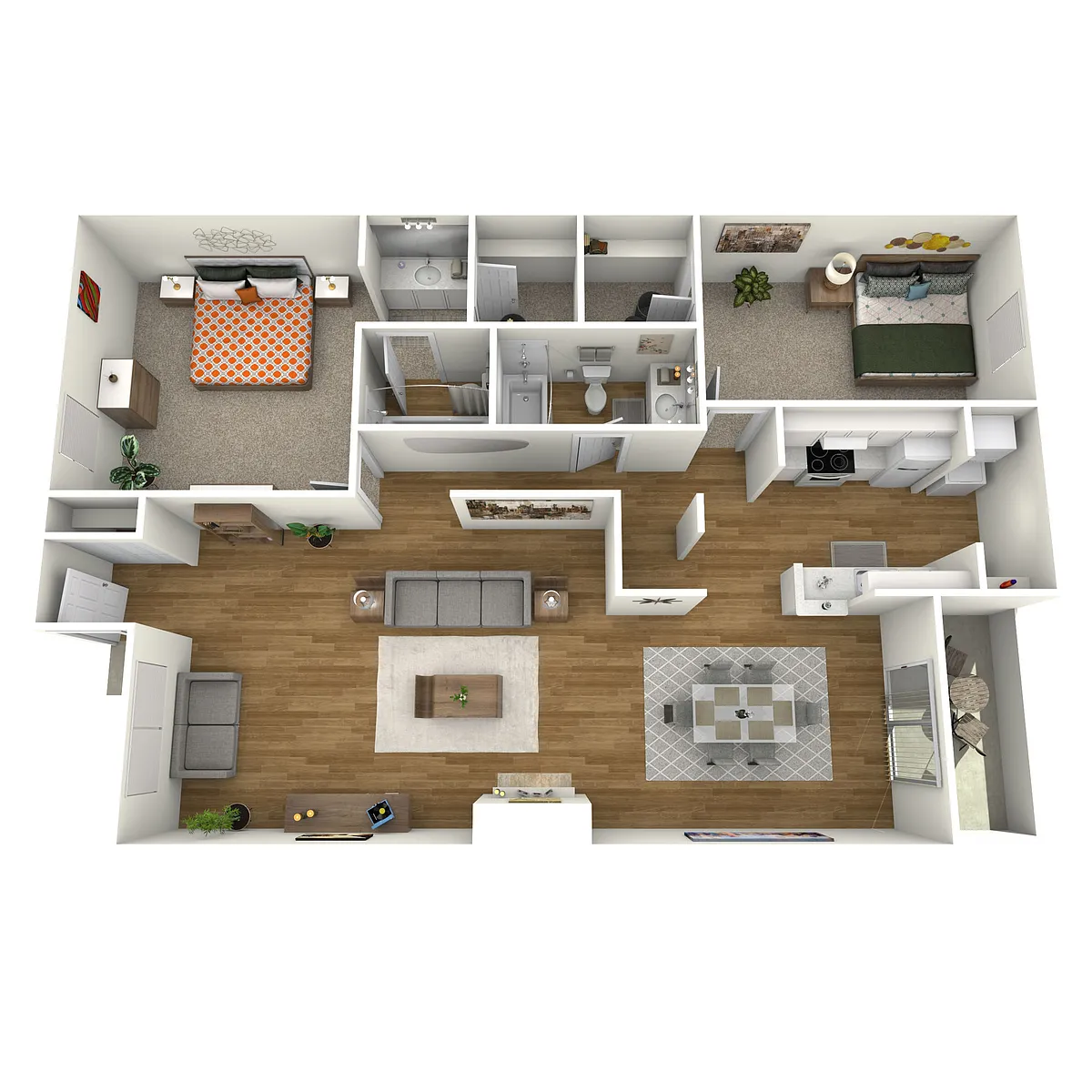 Floor plan B1