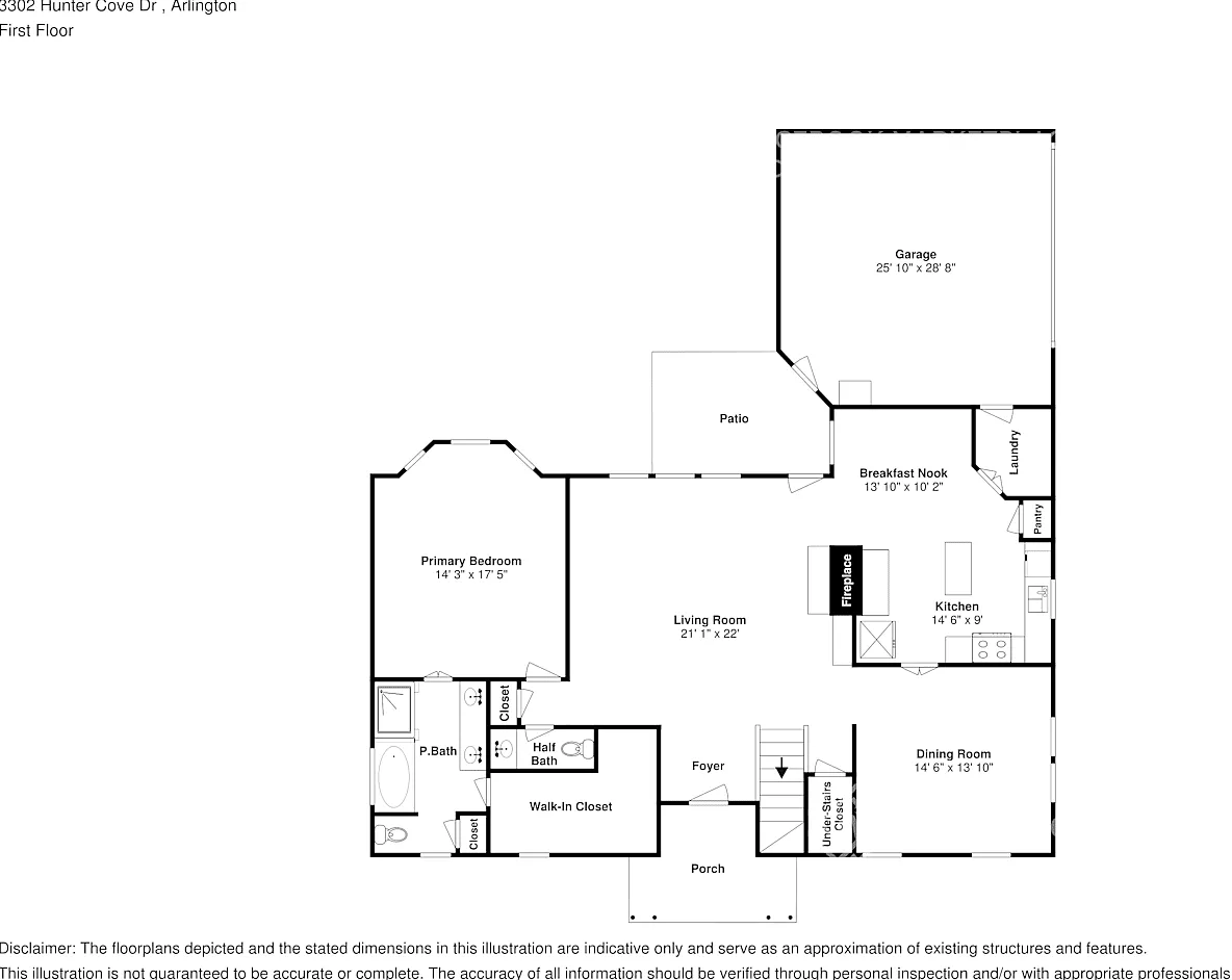 3302 Hunter Cove Dr Arlington, TX 76001 — Photo 2