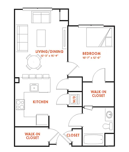 Floor plan A1D-1