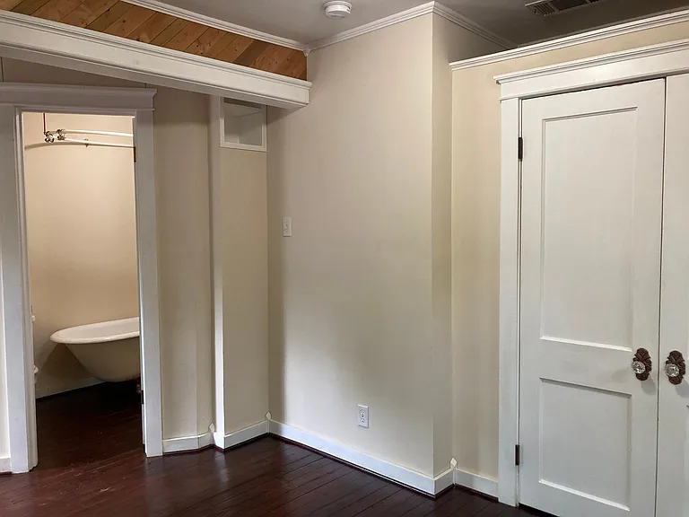 Bedroom #3 with view of closet and bathroom #3