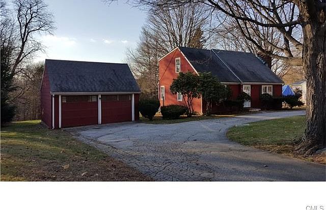 Classic cape with two car detached garage