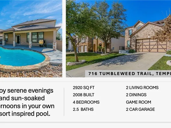 716 Tumbleweed Trl, Temple, TX 76502