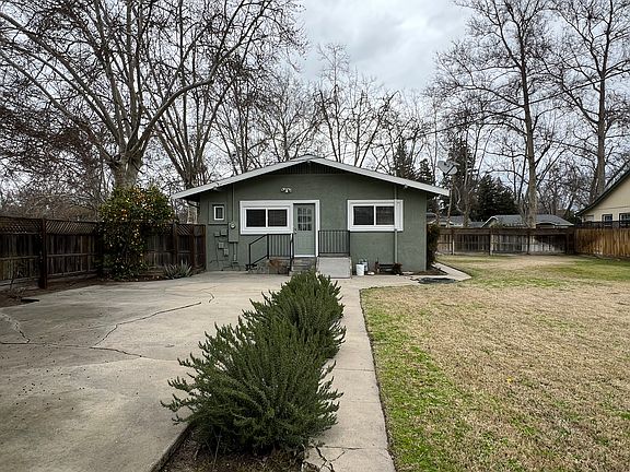 Back view and large yard