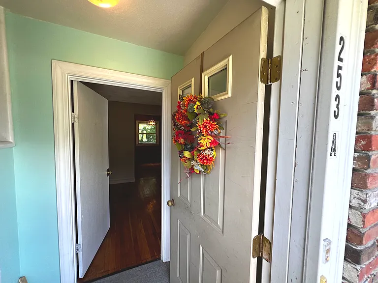 Entrance to your unit! Easy access with a couple of steps at the front. We also have a side entrance/exit for even easier access!