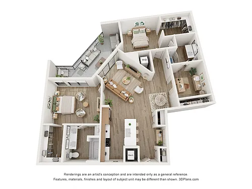 Floor plan B3