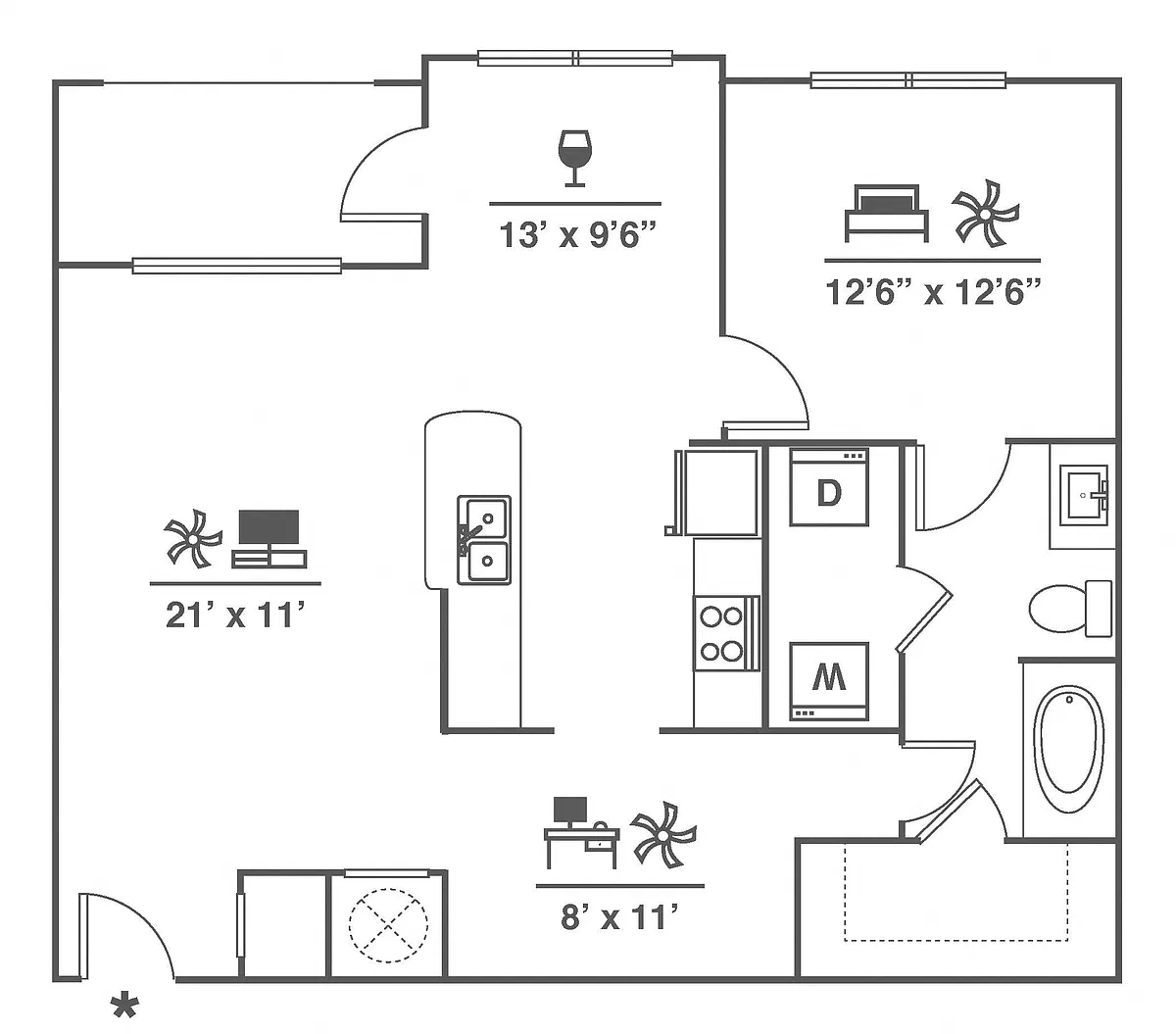 Floor plan A7