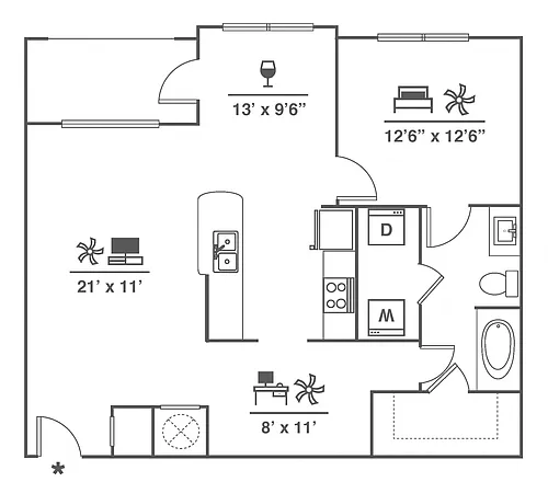 Floor plan A7