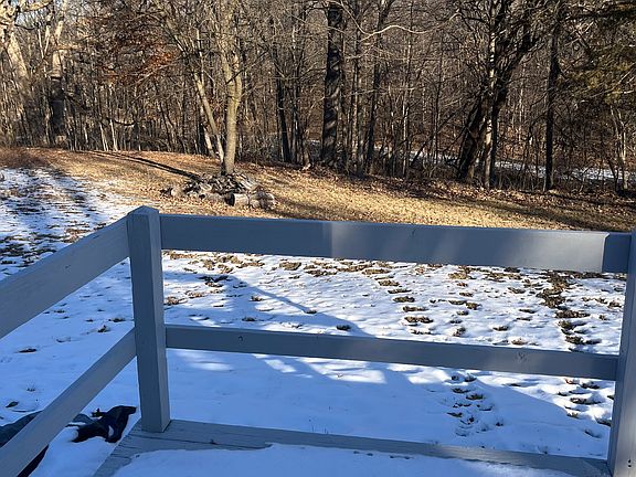 Backyard is peaceful