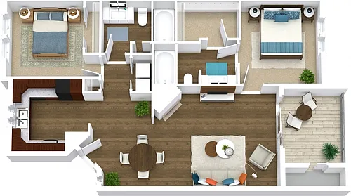 Floor plan B1