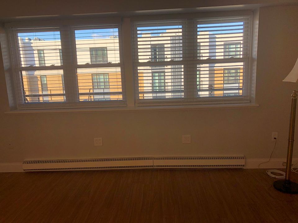 4 windows looking east out over the common balcony