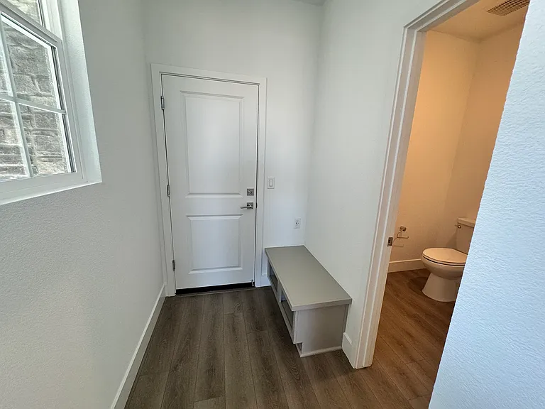 Mud room & powder room downstairs