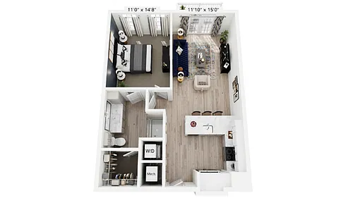 Floor plan A14