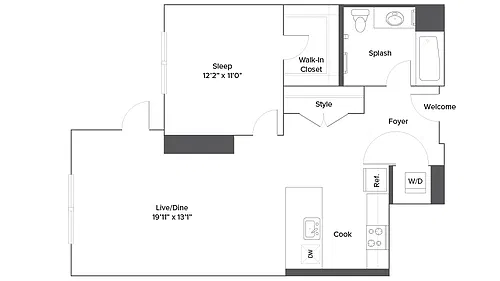 Floor plan A19T