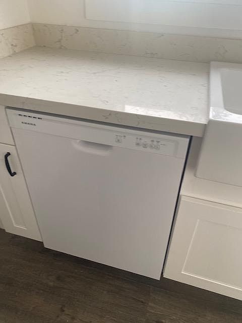 New dishwasher with garbage disposal.