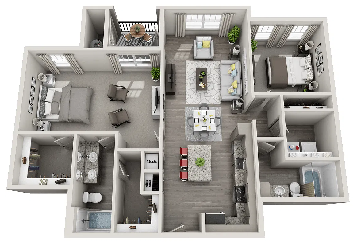 Floor plan B2