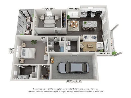 Floor plan B2