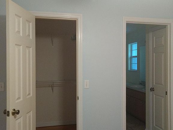 Master walkin closet and bathroom