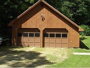 2 car garage with storage