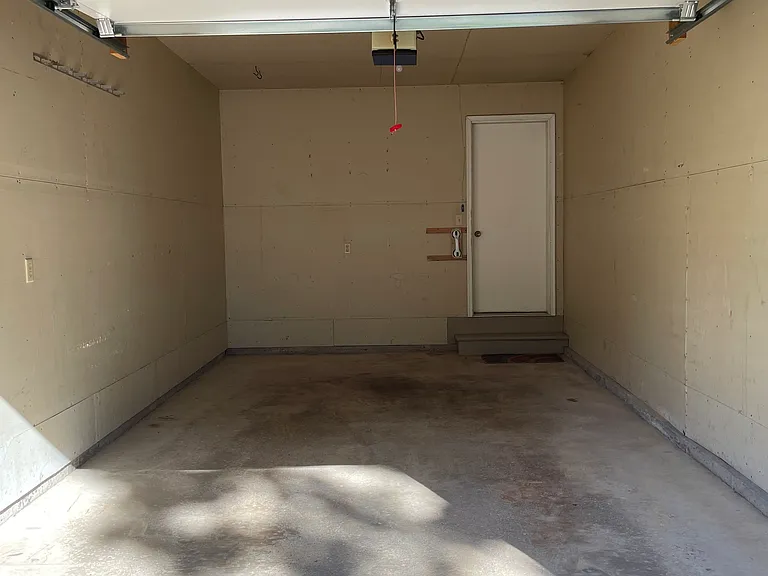 Single stall attached garage