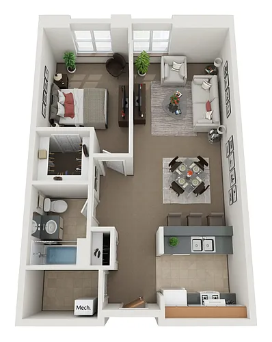 Floor plan 1D