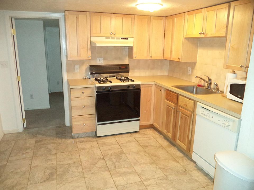 Natural stone floors.