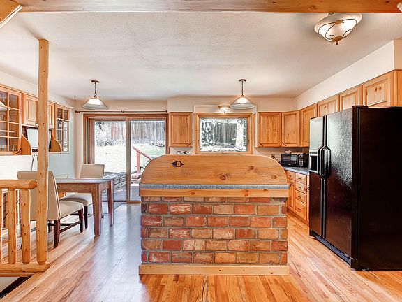 Kitchen looking toward patio