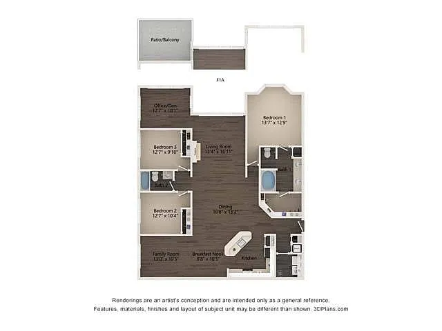Floor plan Van Gogh - Upgraded